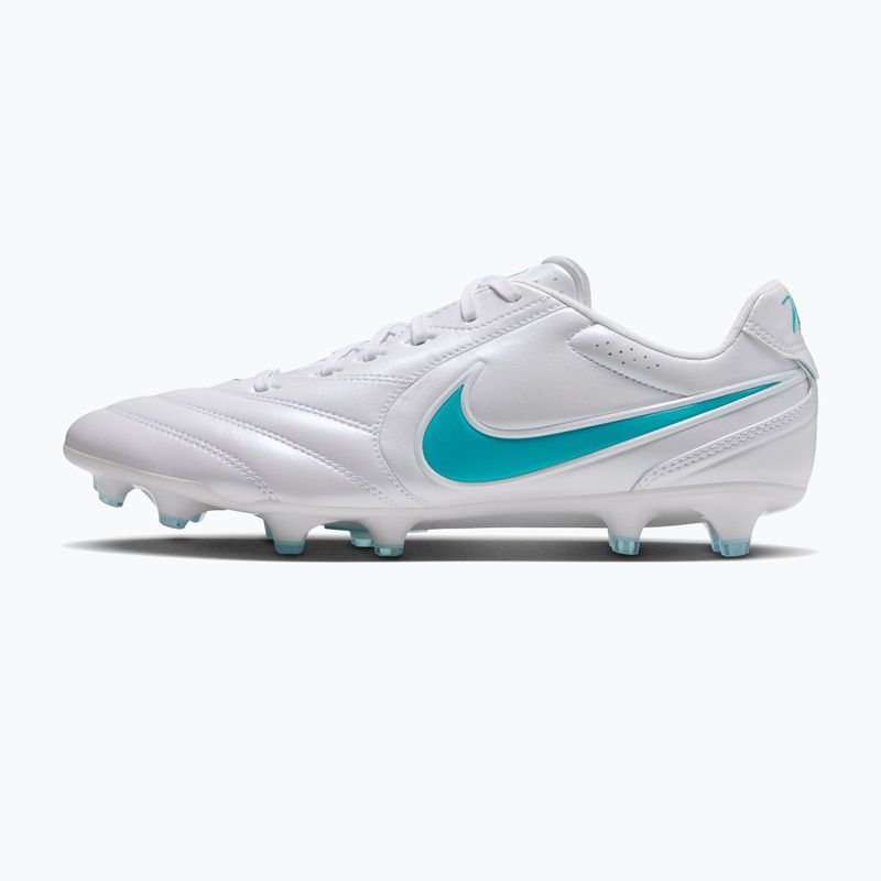 Men's football boots Nike Tiempo Ligera Pro FG white/white/energy 2