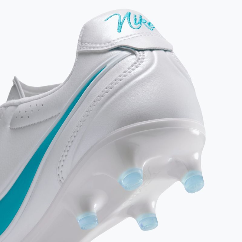 Men's football boots Nike Tiempo Ligera Pro FG white/white/energy 7