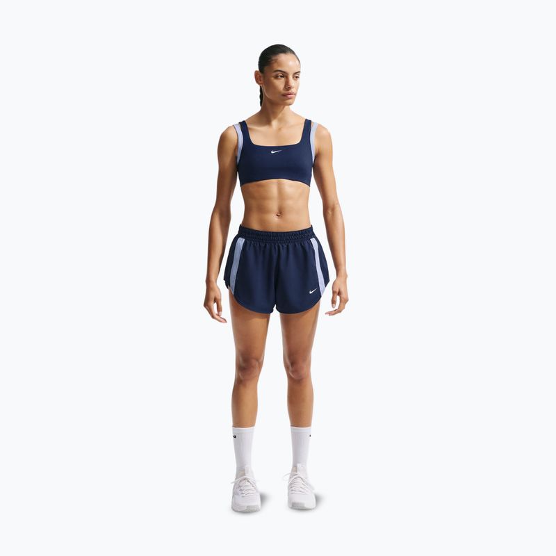 Training bra Nike One Light Support midnight navy/aluminium/white 2