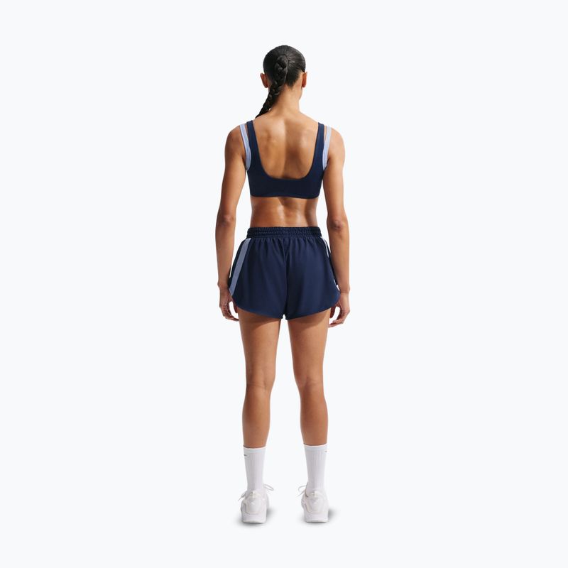 Training bra Nike One Light Support midnight navy/aluminium/white 3