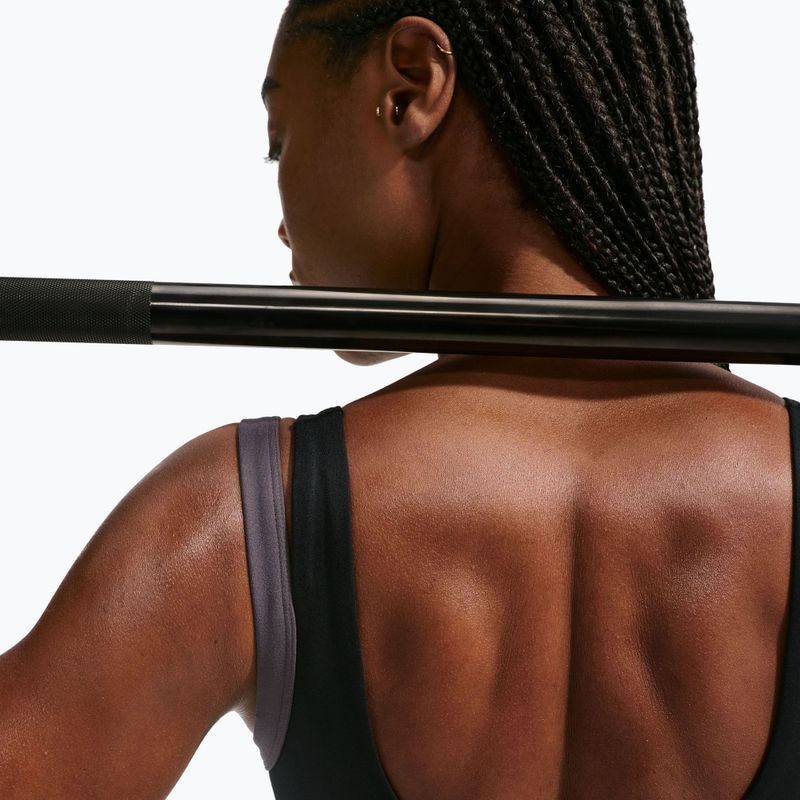 Training bra Nike One Light Support black/thunder grey/white 5