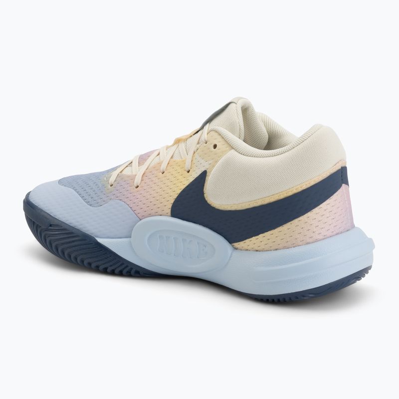 Volleyball shoes Nike Hyperquick SE coconut milk/diffused blue/hydrogen blue 3
