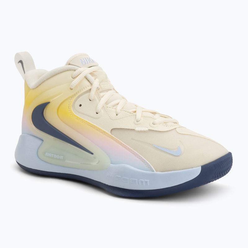 Nike React Hyperset 2 SE volleyball shoes coconut milk/diffused blue/hydrogen blue