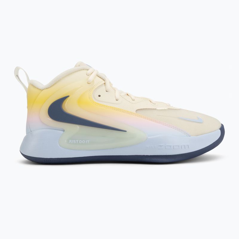 Nike React Hyperset 2 SE volleyball shoes coconut milk/diffused blue/hydrogen blue 2