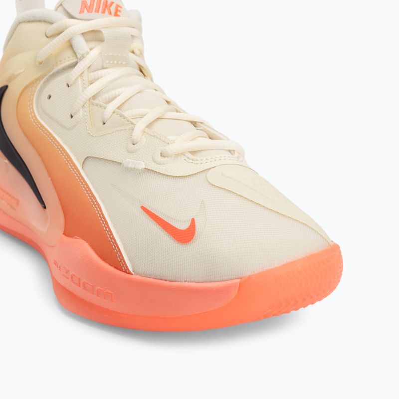 Volleyball shoes Nike React Hyperset 2 SE coconout milk/cave purple/hot lava 7
