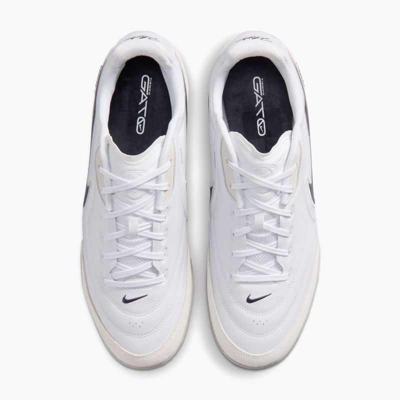 Men's football boots Nike Streetgato white/moon particle/gridiron 3