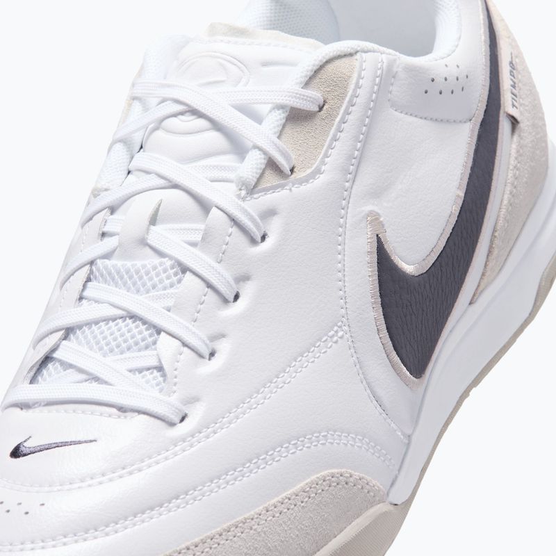 Men's football boots Nike Streetgato white/moon particle/gridiron 5