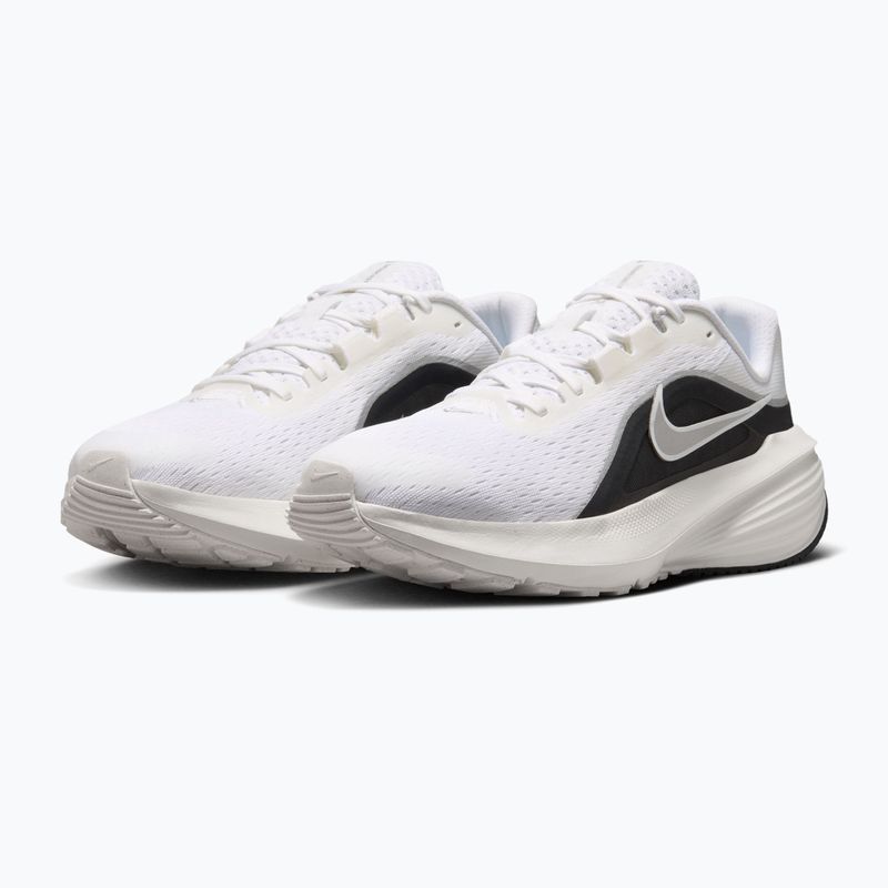 Women's running shoes Nike Downshifter 14 white/summit white/metallic silver 3