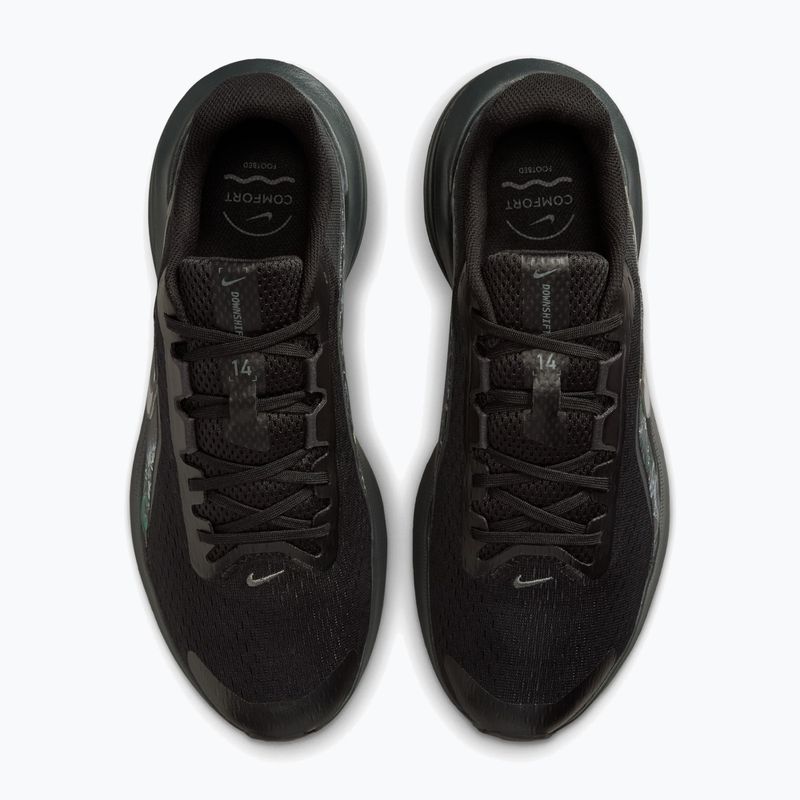 Men's running shoes Nike Downshifter 14 black/dark smoke grey/metallic dark grey 4