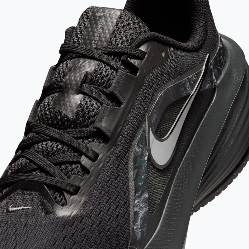 Men's running shoes Nike Downshifter 14 black/dark smoke grey/metallic dark grey 5