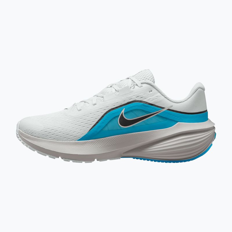 Men's running shoes Nike Downshifter 14 off white/light current blue/black 2