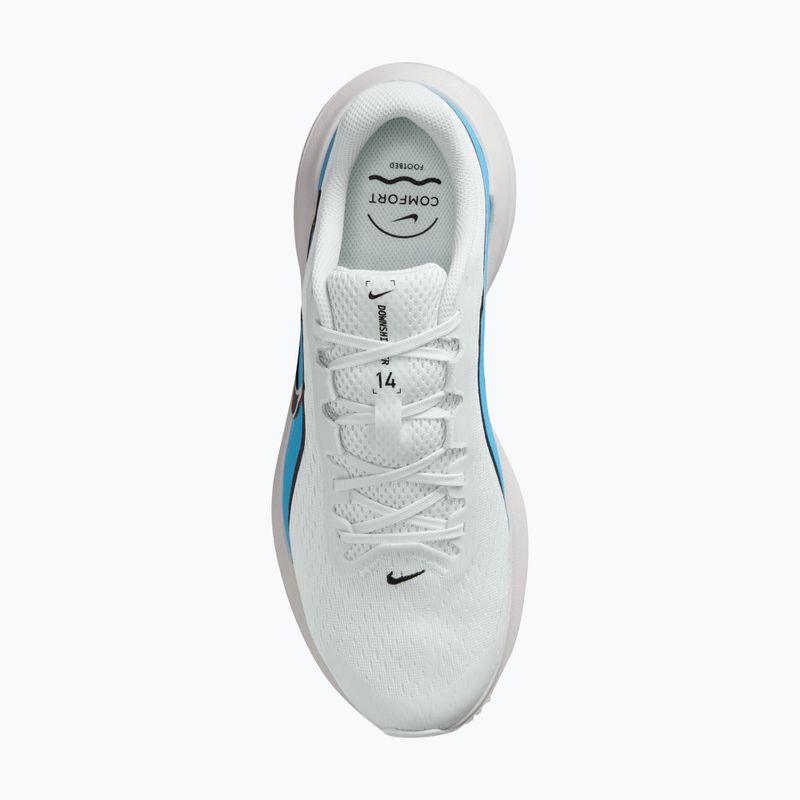 Men's running shoes Nike Downshifter 14 off white/light current blue/black 4