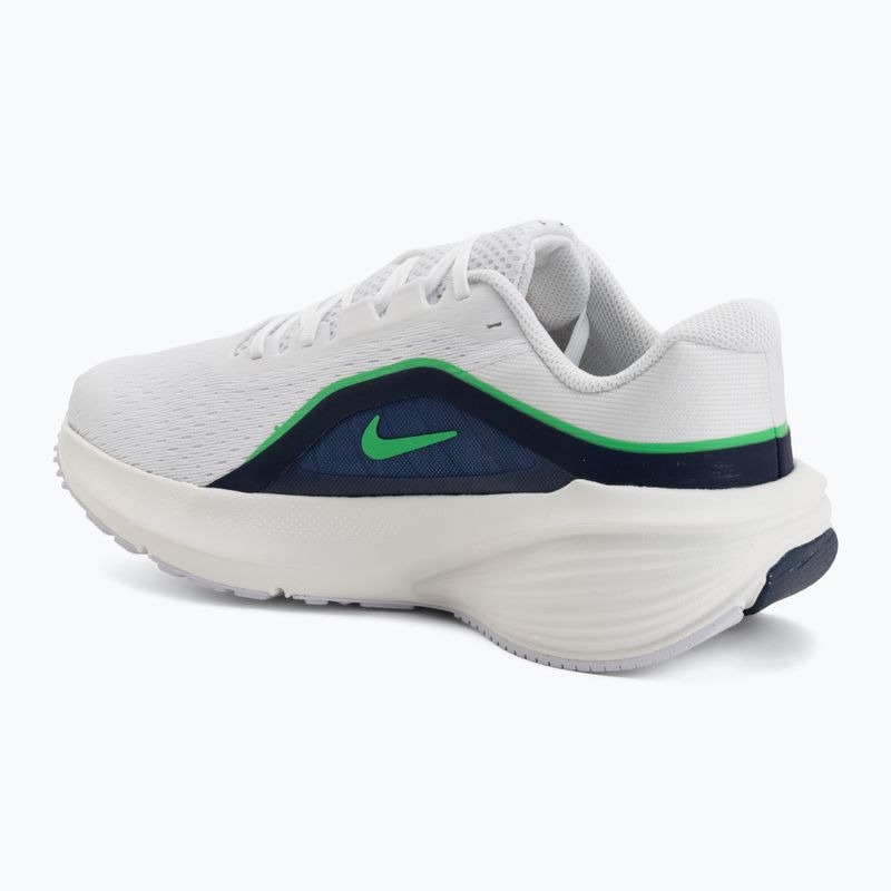Men's running shoes Nike Downshifter 14 white/midnight navy/green spark 3