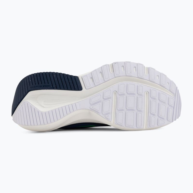 Men's running shoes Nike Downshifter 14 white/midnight navy/green spark 4