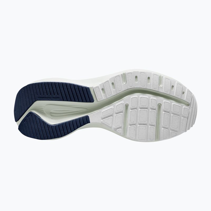 Men's running shoes Nike Downshifter 14 white/midnight navy/green spark 3