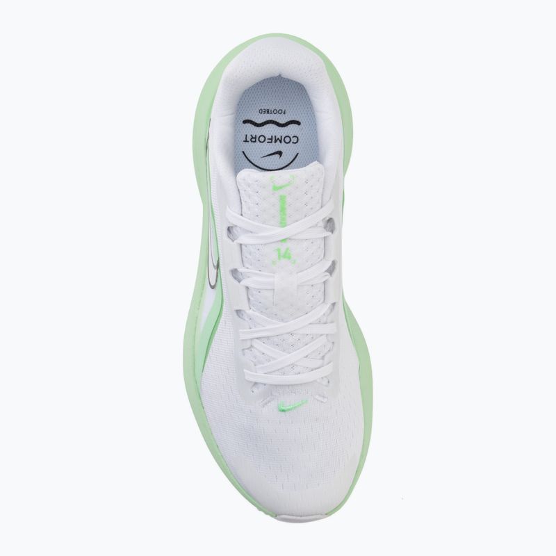 Women's running shoes Nike Downshifter 14 white/cucumber calm/illusion green/white 5