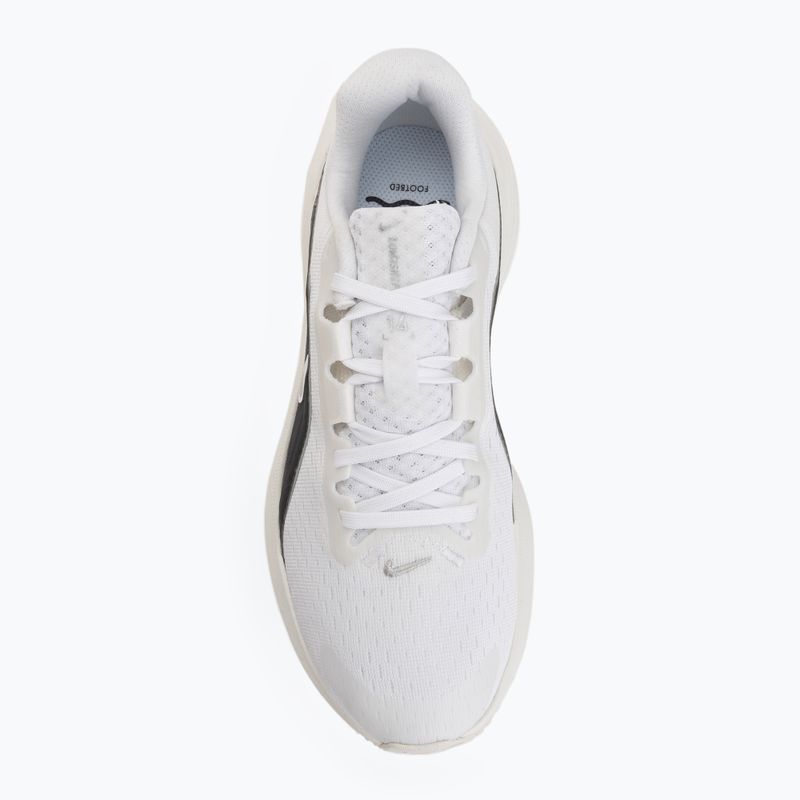 Women's running shoes Nike Downshifter 14 white/summit white/metallic silver 5
