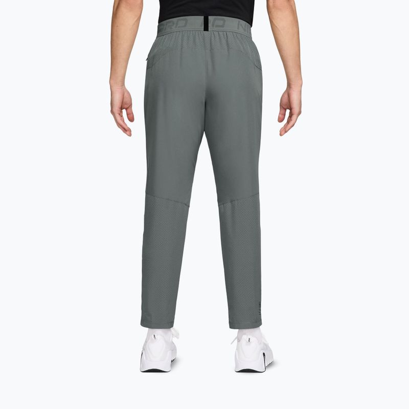 Men's trousers Nike Pro Training smoke grey/black 2