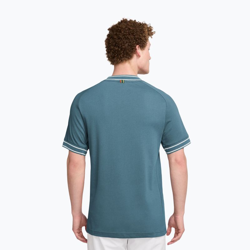Men's tennis shirt Nike Court Heritage smokey blue 2