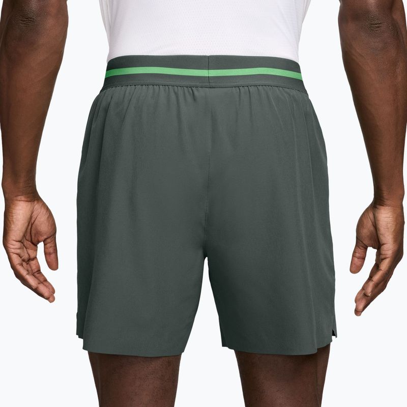 Men's tennis shorts Nike Court Dri-Fit Advantage 6" camo green/cucumber calm/cucumber calm 2