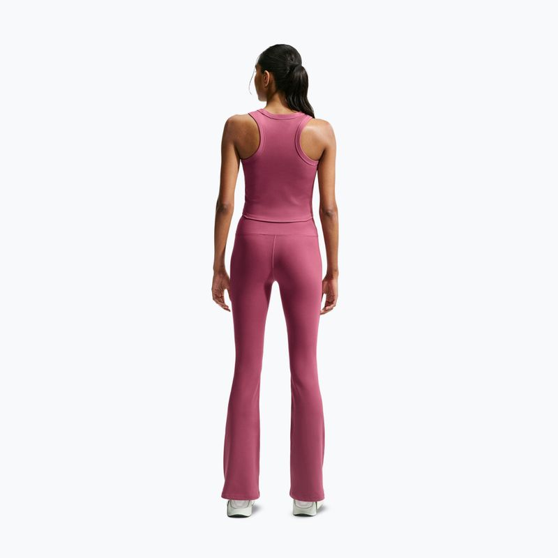 Women's training leggings Nike One pink smoke/white 2