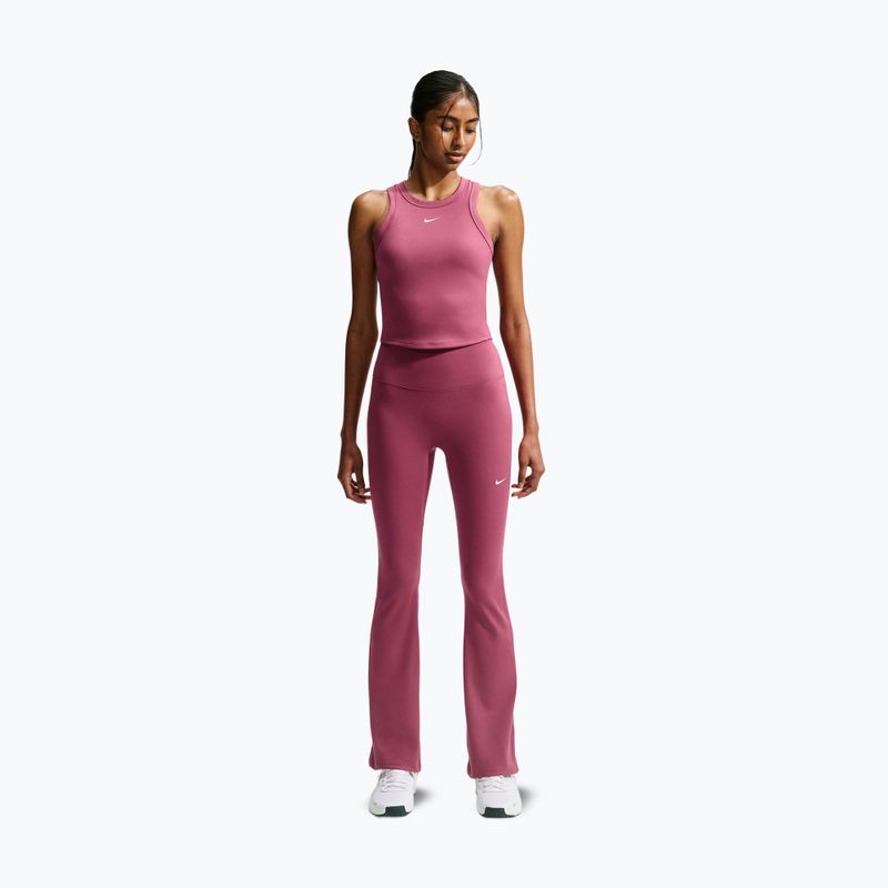 Women's training leggings Nike One pink smoke/white 8