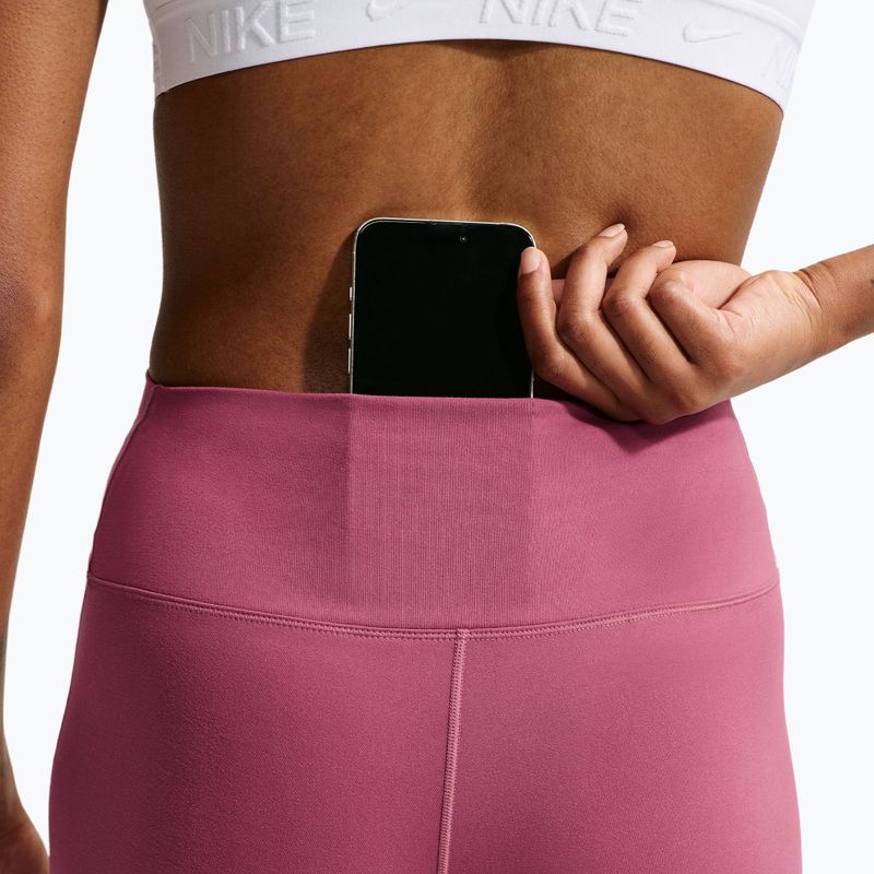 Women's training leggings Nike One pink smoke/white 6