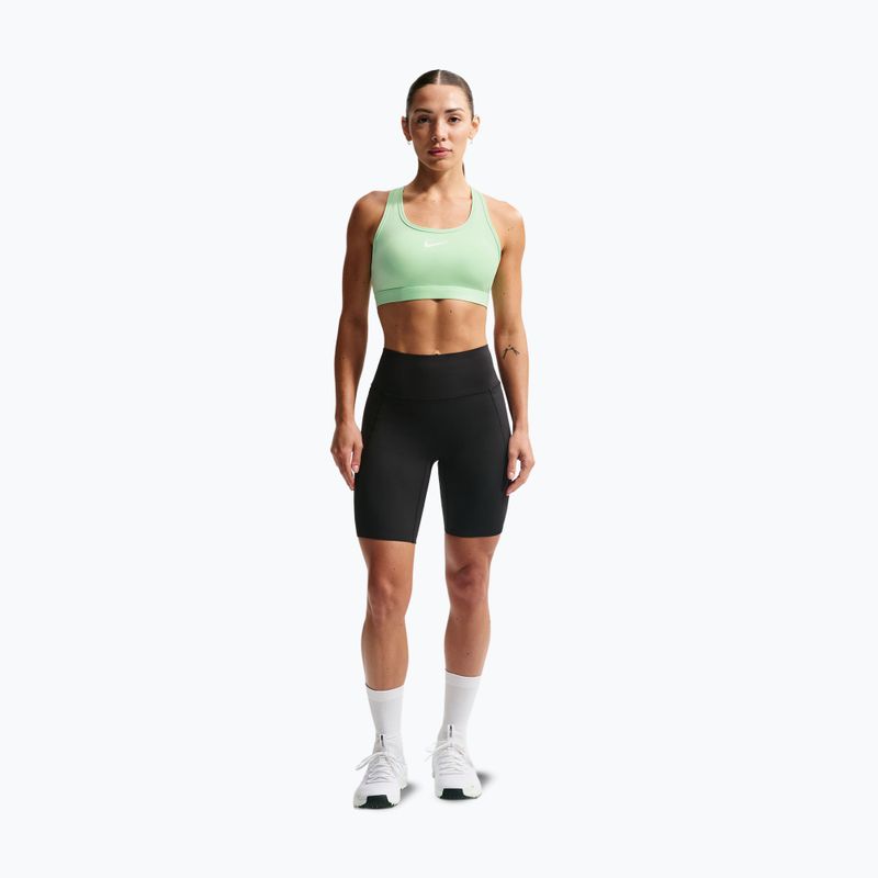 Training bra Nike Swoosh cucumber calm/white 2