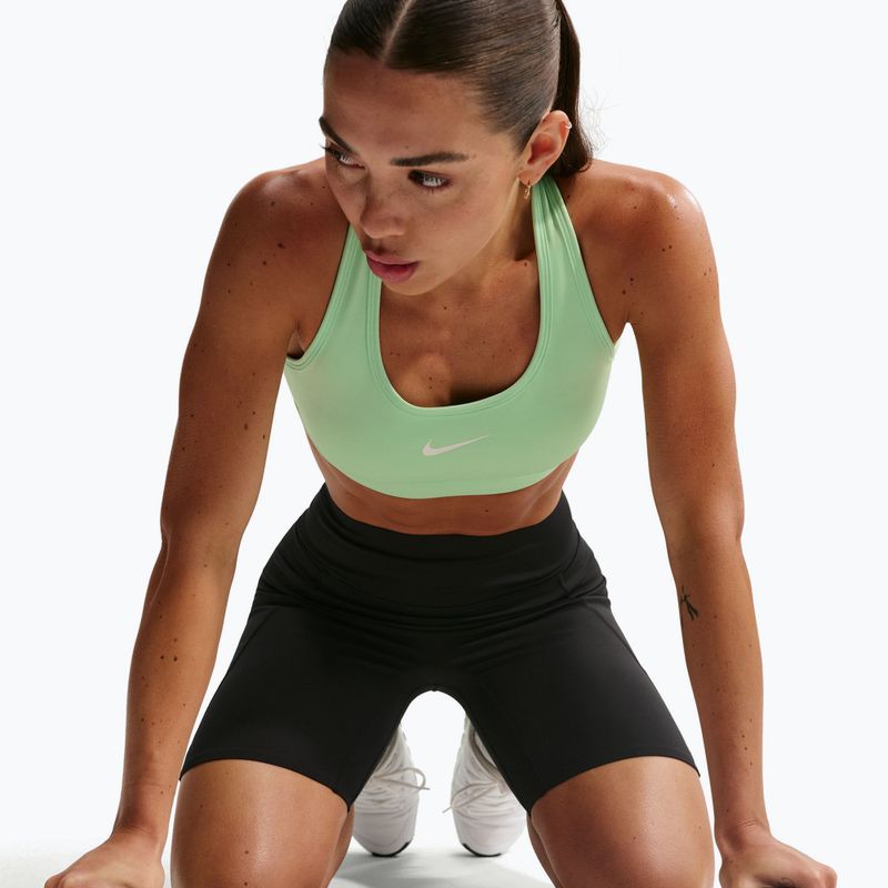 Training bra Nike Swoosh cucumber calm/white 5