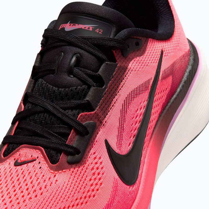 Women's running shoes Nike Pegasus 42 lava glow/flash crimson/light magenta/black 3