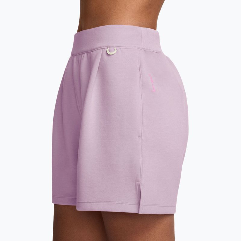Women's training shorts Nike 24.7 ImpossiblySoft bleached lilac/platinum violet 3
