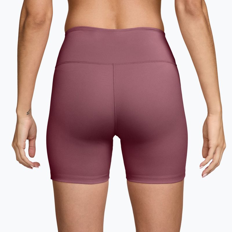 Women's training shorts Nike One pink smoke/white 3