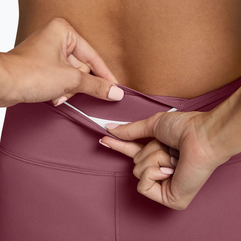 Women's training shorts Nike One pink smoke/white 4