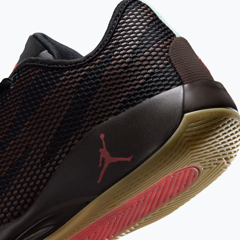 Men's basketball shoes Jordan Luka 77 black/fauna brown/infrared 23 7
