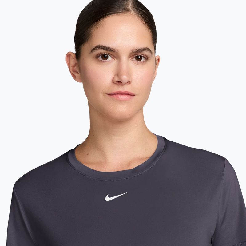 Women's T-shirt Nike One Classic Dri-Fit SS gridiron/white 3