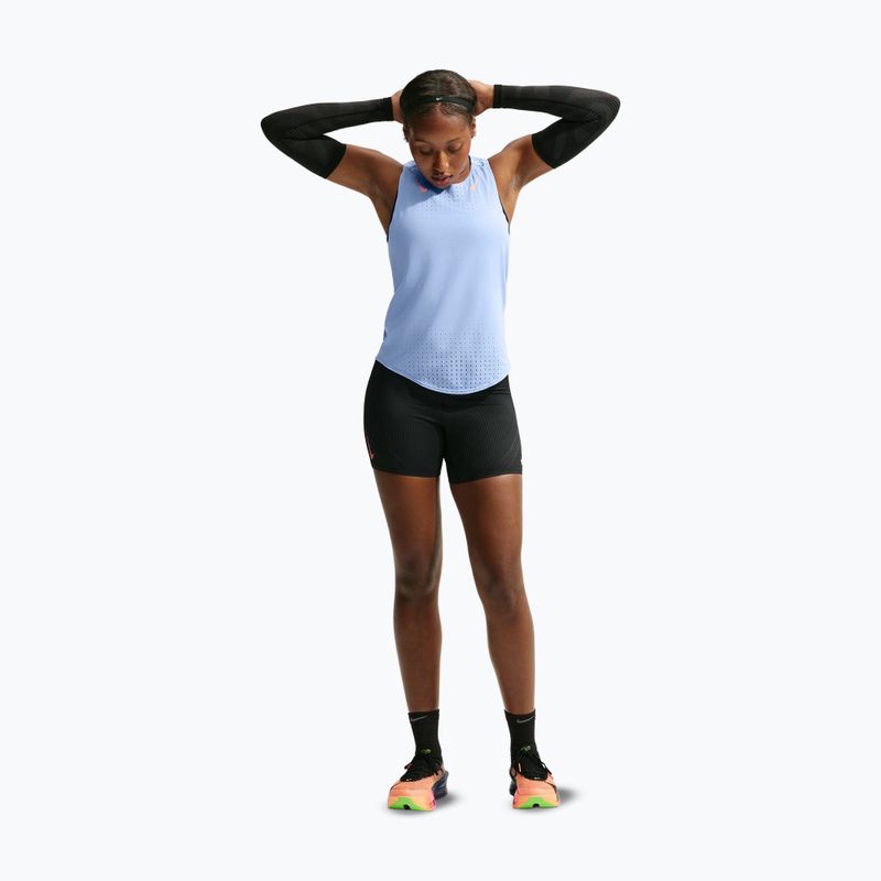 Women's running shirt Nike AeroSwift aluminum/atomic pink 2