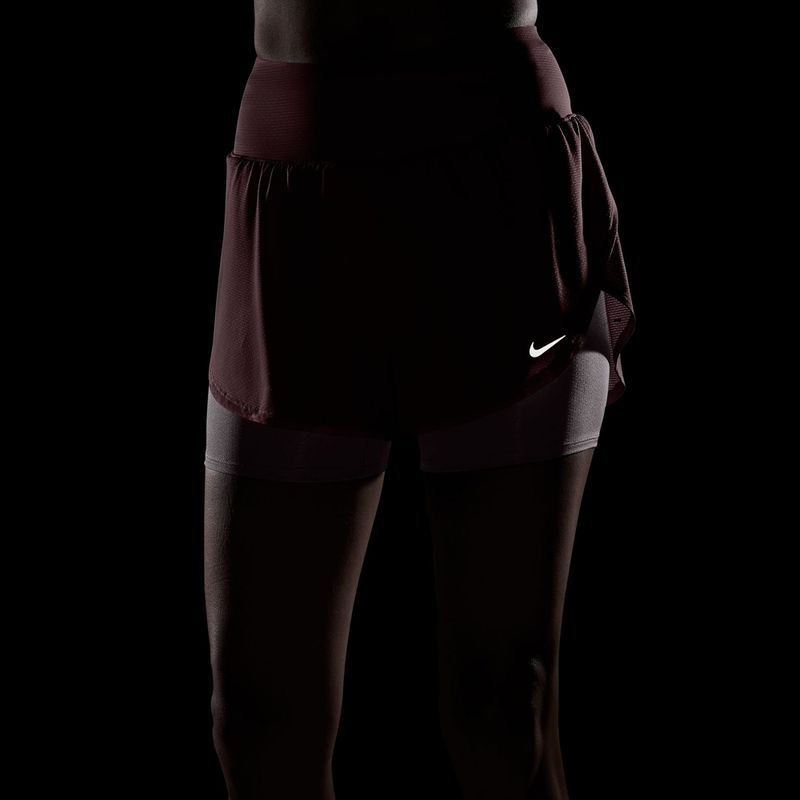 Women's running shorts Nike Flow pink smoke 8