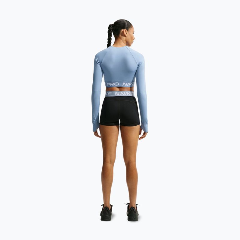 Women's longsleeve Nike Pro work blue/white 2