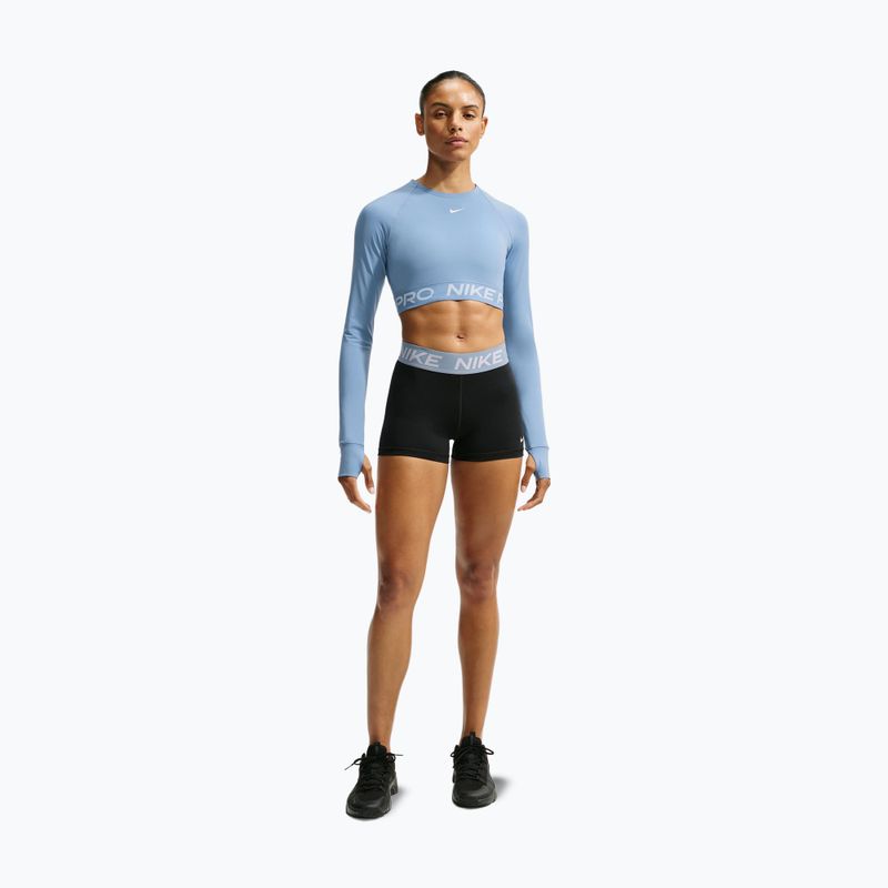 Women's longsleeve Nike Pro work blue/white 7