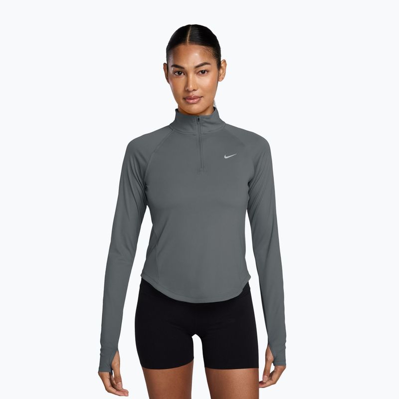 Women's running sweatshirt Nike Tempo Dri-Fit 1/4 Zip cool grey