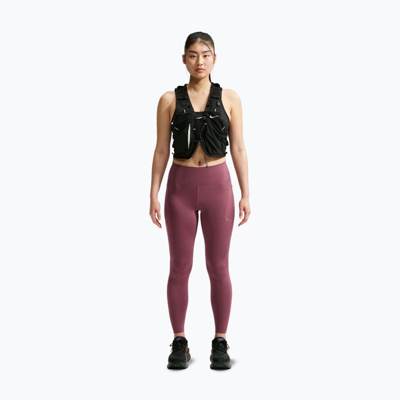Women's leggings Nike Swift pink smoke 2