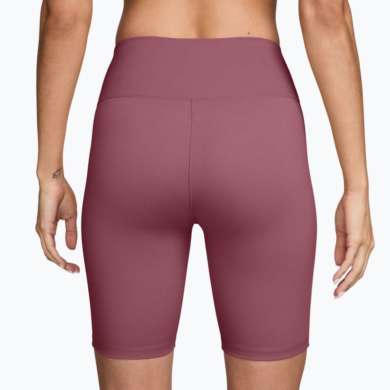 Women's training shorts Nike One Pink Smoke/White 2