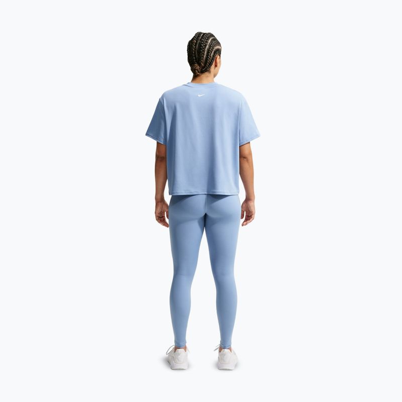 Women's leggings Nike Pro work blue/white 3
