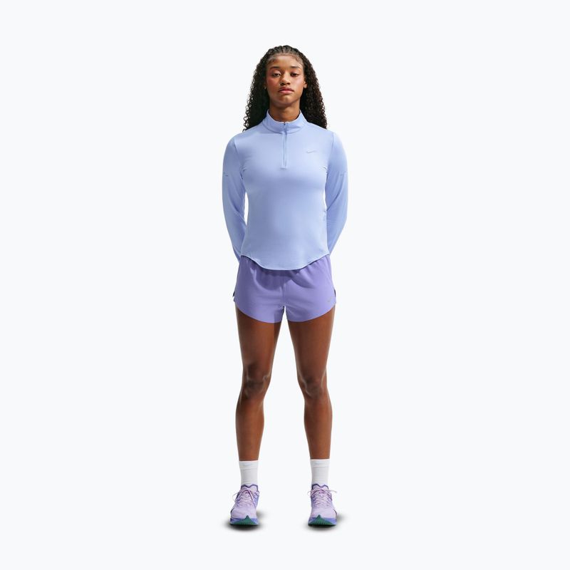 Women's running sweatshirt Nike Swift Dri-FIT UV 1/4-Zip aluminum 2