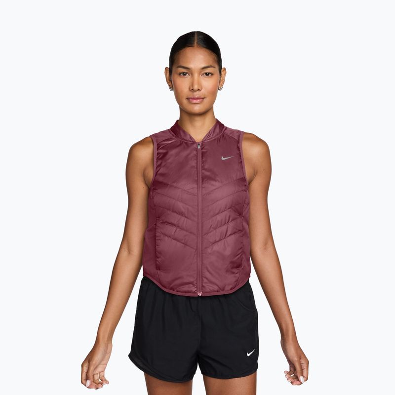 Women's gilet Nike Tempo pink smoke
