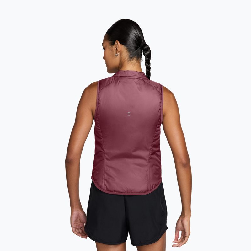 Women's gilet Nike Tempo pink smoke 2