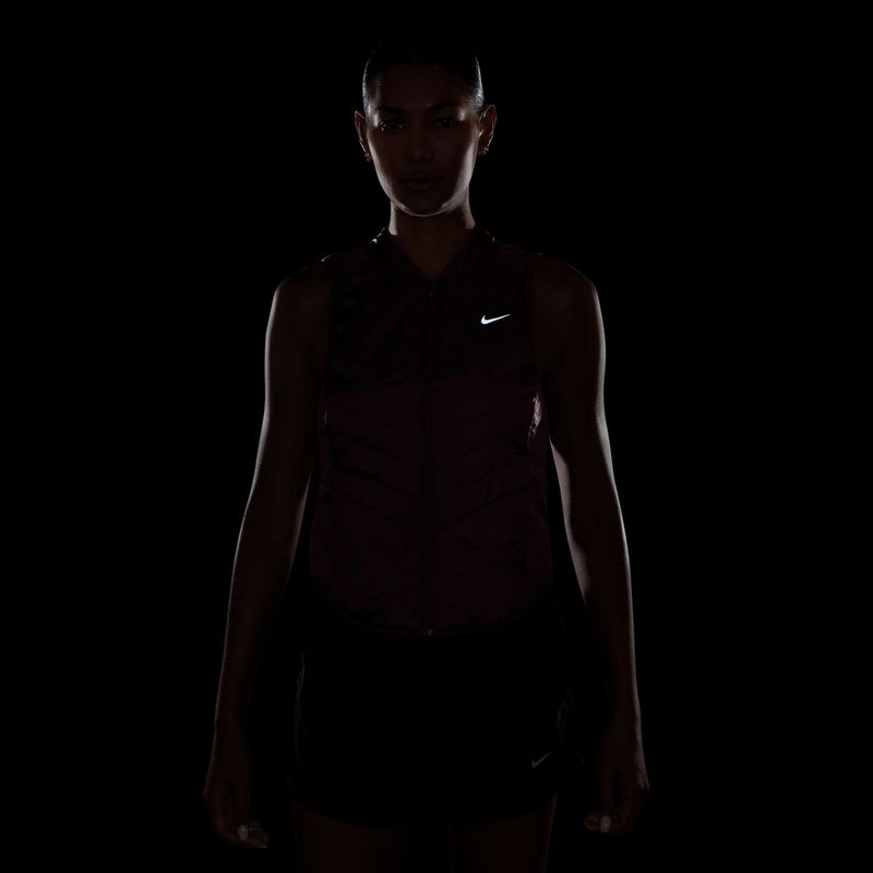 Women's gilet Nike Tempo pink smoke 4