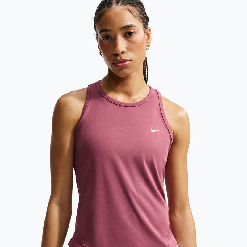 Women's running shirt Nike Tempo Dri-Fit Tank Top pink smoke 4