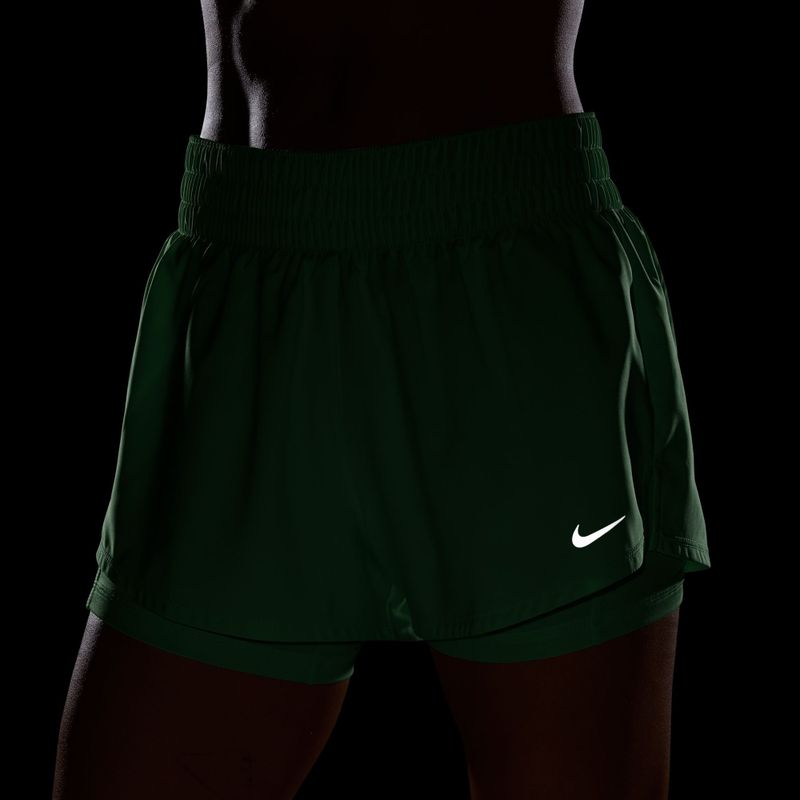 Women's training shorts Nike One cucumber calm/white 5