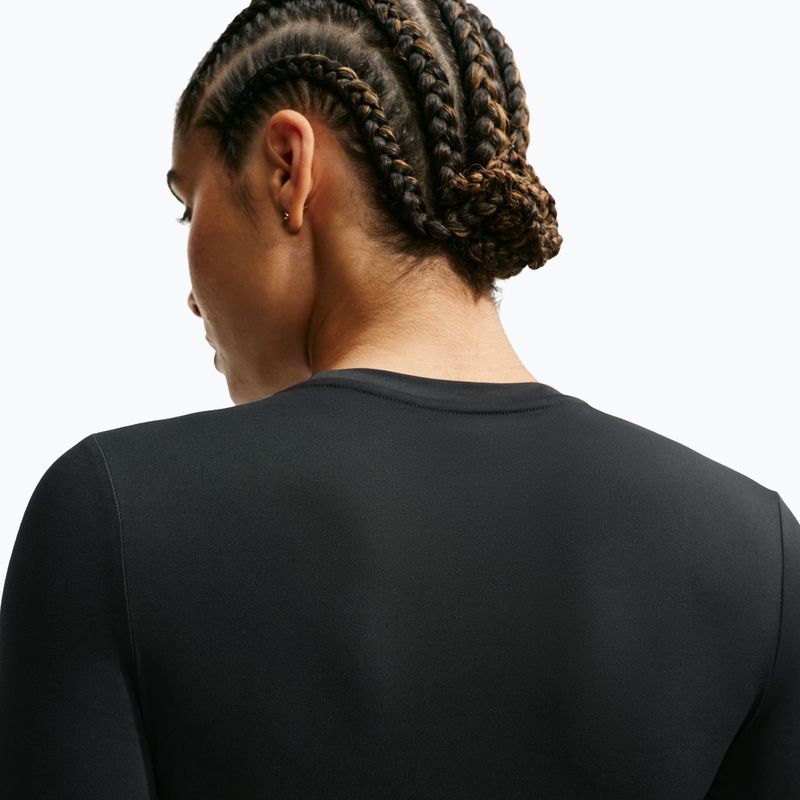 Women's training longsleeve Nike One Fitted black/white 5
